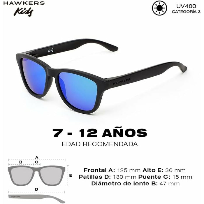 Ochelari de Soare pentru Copii Hawkers One Kids Sky Ø 47 mm Negru