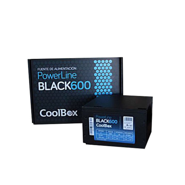 Sursă de Alimentare CoolBox COO-FAPW600-BK ATX 600 W DDR3 SDRAM