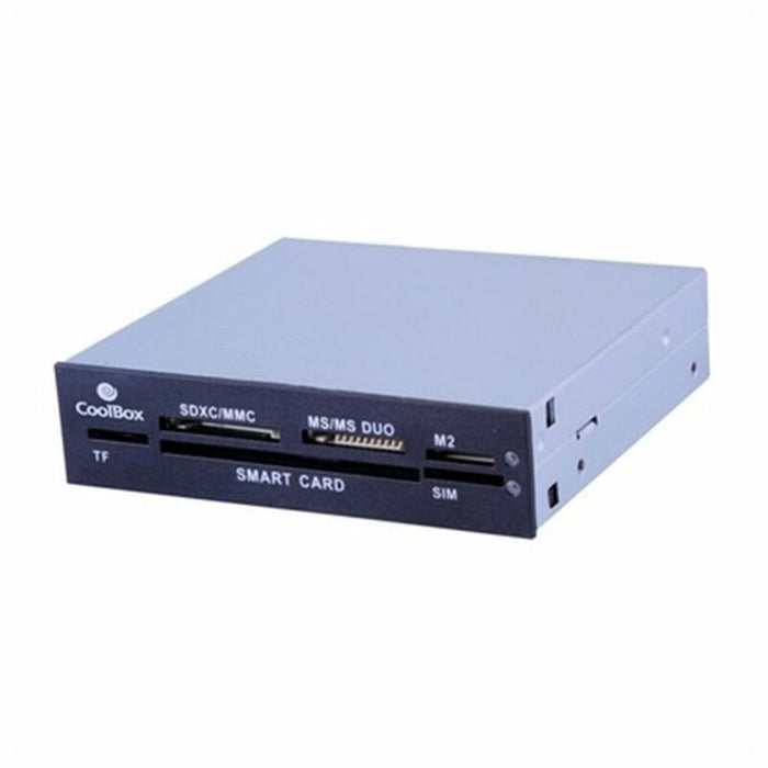 Cititor Intern de Carduri CoolBox COO-CR606 SD SIM DNIe Negru Gri