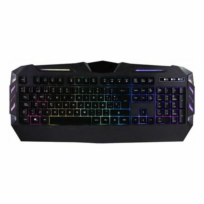 Tastatură Gaming CoolBox DeepColorKey Qwerty Spaniolă QWERTY