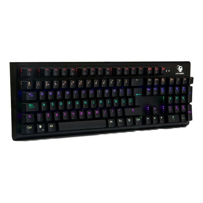 Tastatură Gaming CoolBox DeepSolid Qwerty Spaniolă QWERTY