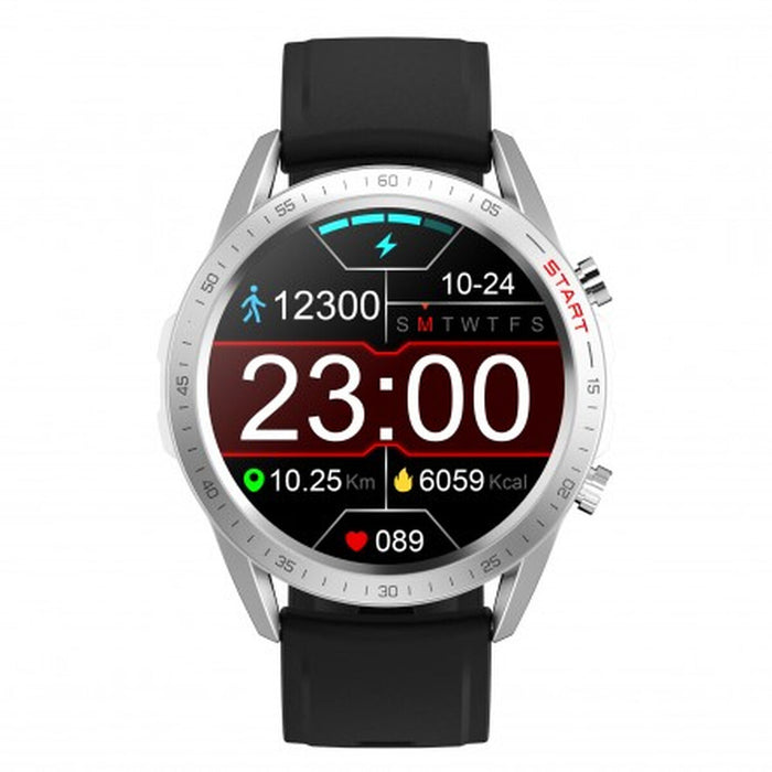 Smartwatch DCU 34157016 1" Alb Negru Argintiu Negru/Alb