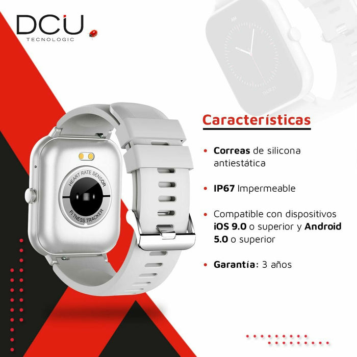 Smartwatch DCU CURVED GLASS PRO 1,83" Gri