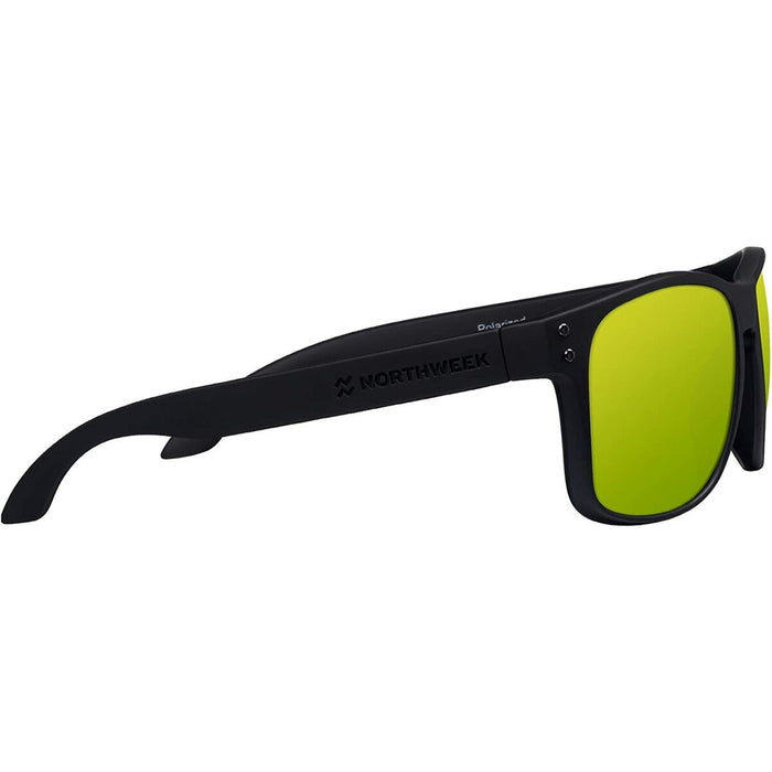 Ochelari de Soare Unisex Northweek Bold Negru Verde Lămâie verde (Ø 45 mm)