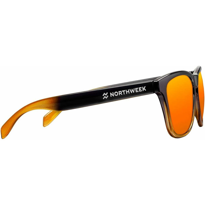 Ochelari de Soare Unisex Northweek Gradiant Ø 47 mm Negru Portocaliu