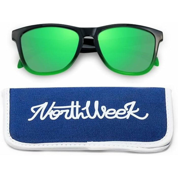 Ochelari de Soare Unisex Northweek Gradiant Ø 47 mm Negru Verde