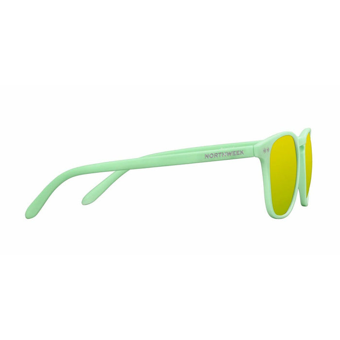Ochelari de Soare Unisex Northweek Wall Ø 45 mm Galben Verde