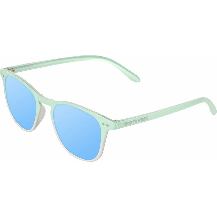 Ochelari de Soare Unisex Northweek Wall Gradiant Ø 45 mm Roz Verde