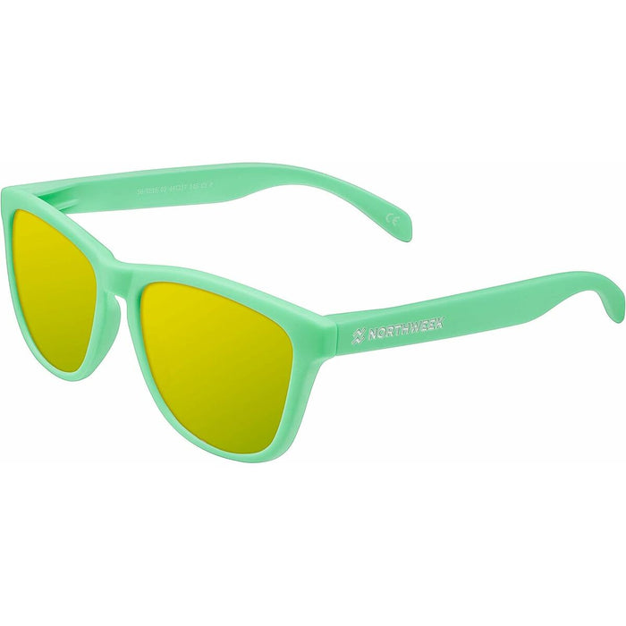 Ochelari de Soare Unisex Northweek Regular Matte Ø 47 mm Galben Verde