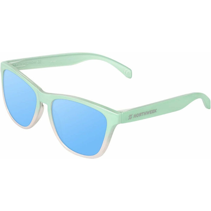 Ochelari de Soare Unisex Northweek Gradiant Ø 47 mm Alb Verde