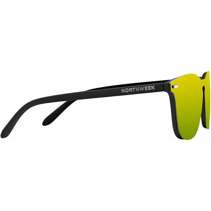 Ochelari de Soare Unisex Northweek Wall Phantom Ø 45 mm Galben Negru