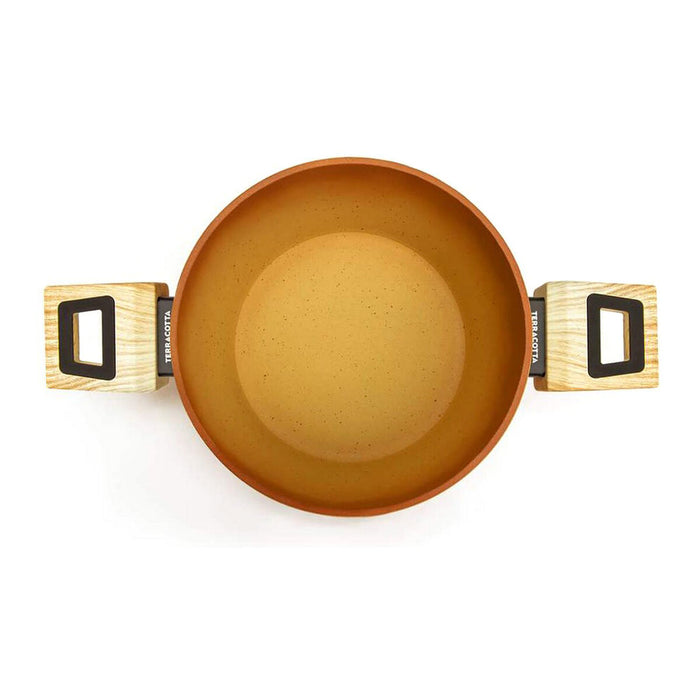 Caserolă Cu Capac Amercook Teracotă (Ø 20 cm)