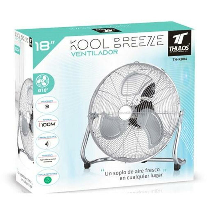 Ventilator de Podea Thulos Argintiu 100 W