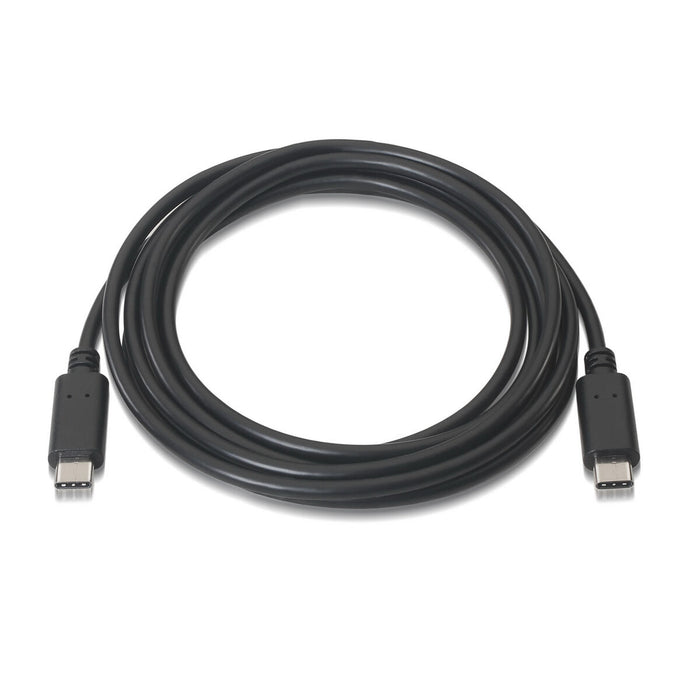 Cablu USB-C Aisens A107-0058 Negru 3 m