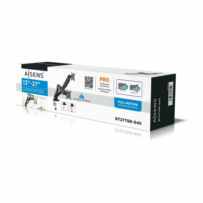 Suport de Masă pentru Ecran Aisens DT27TSR-045 Negru
