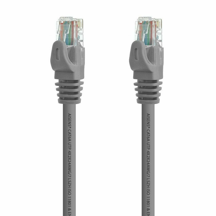 Cablu de Rețea Rigid UTP Categoria 6 Aisens A145-0331 15 m Gri