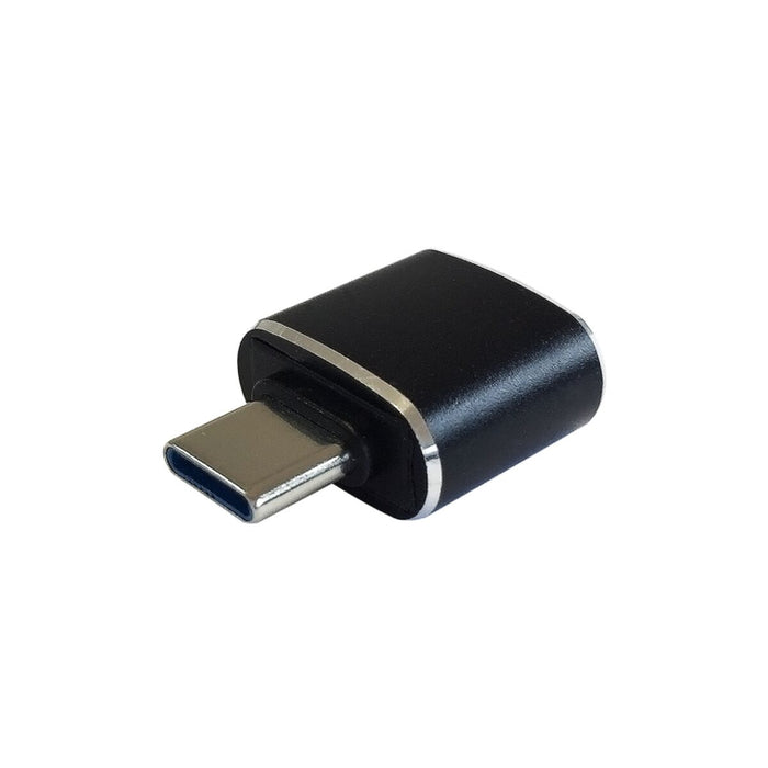 Cablu Aisens Mini adaptador USB 3.1 Gen2 3A, tipo USB-C/M-A/H, Negro