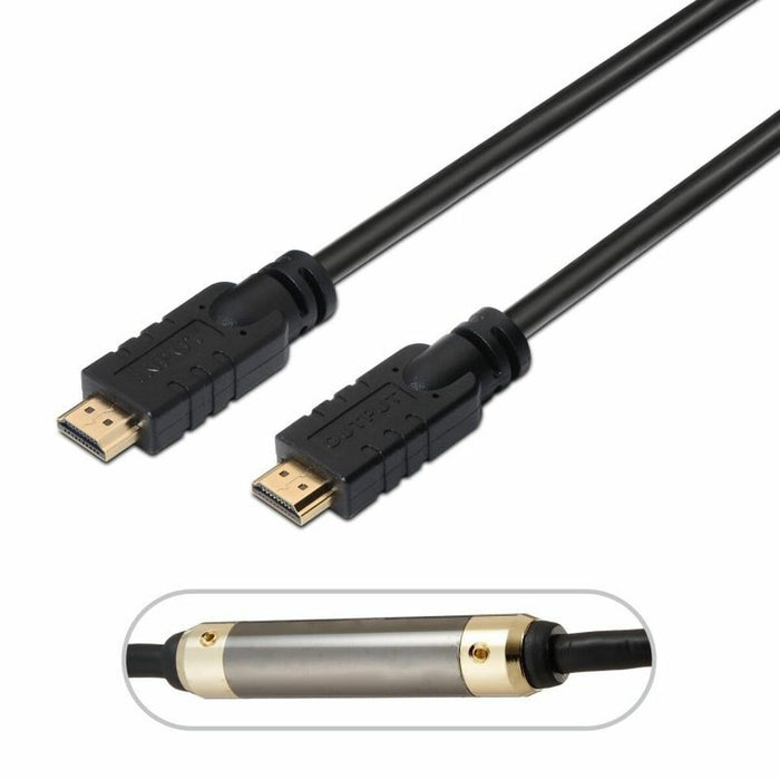 Cablu HDMI Aisens A120-0375 25 m Negru