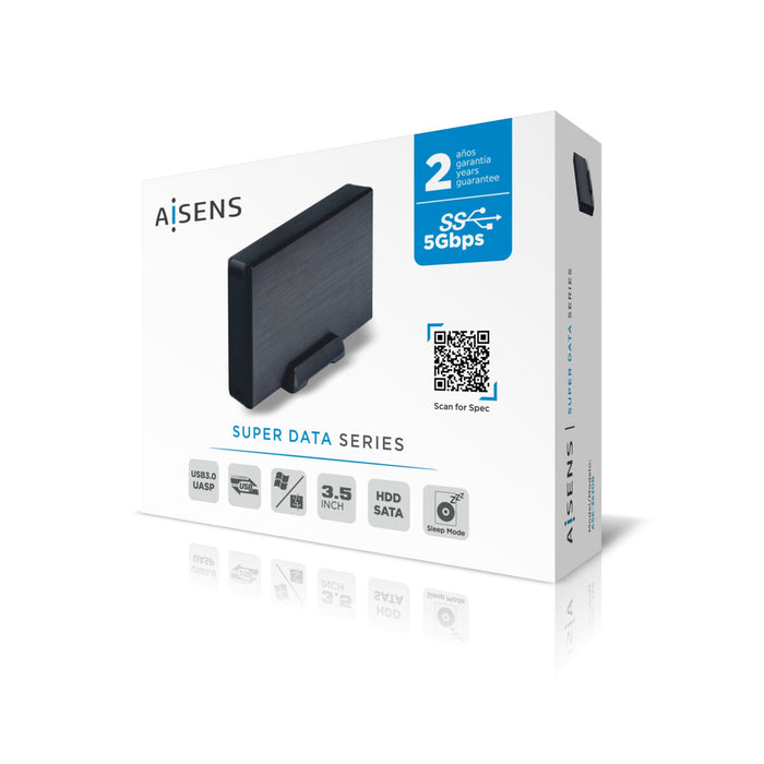 Carcasa HDD Aisens ASE-3530B Negru 3,5"