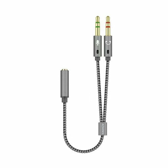 Adaptor Jack 3.5 mm Mamă-Tată Aisens A128-0417