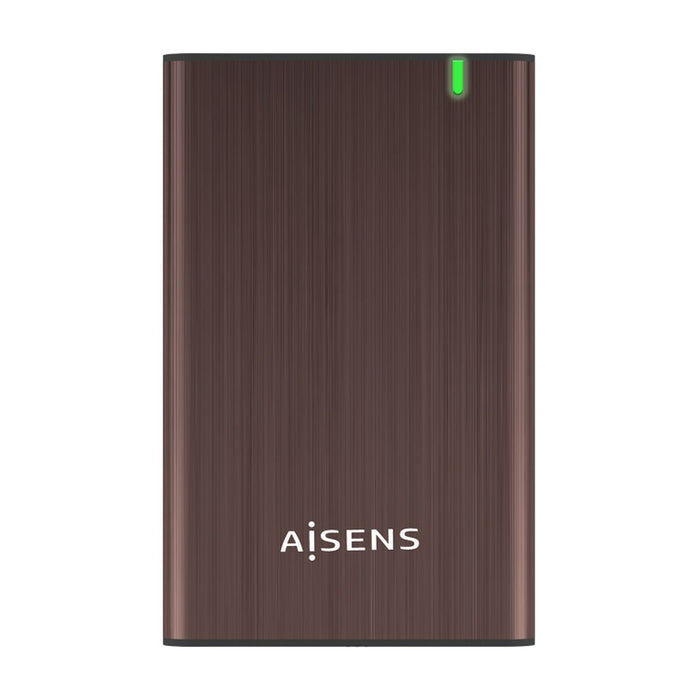 Husă Hard Disk Aisens ASE-2525BWN USB Maro USB-C Micro USB B USB 3.2