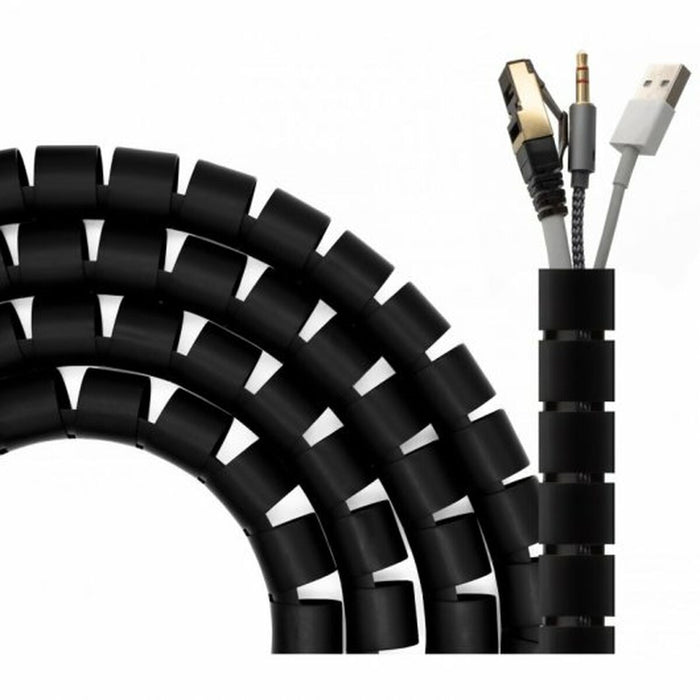 Organizator de Cable Aisens A151-0604 Negru Plastic