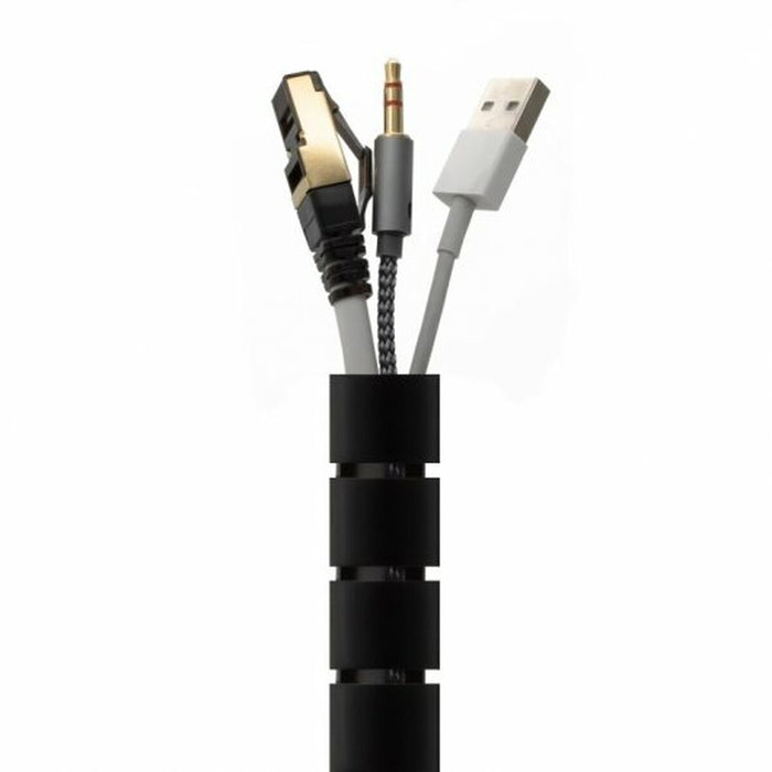 Organizator de Cable Aisens A151-0604 Negru Plastic