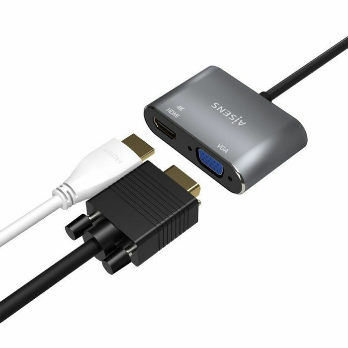 Adaptor HDMI la VGA Aisens A109-0627 Gri 15 cm