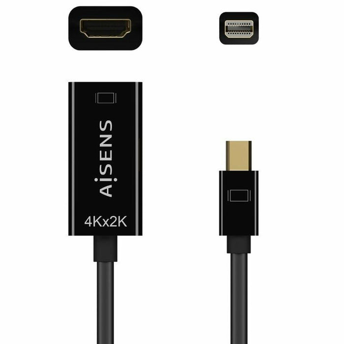 Adaptor Mini Display Port la HDMI Aisens A125-0643 Negru 15 cm