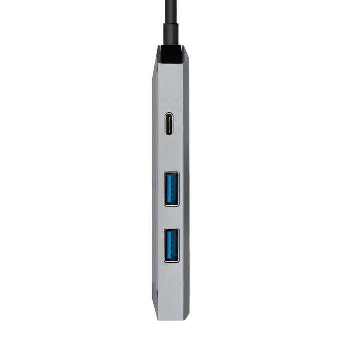 Hub USB Aisens ASUC-4P002-GR Gri 100 W (1 Unități)