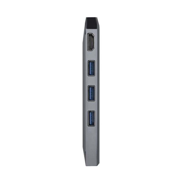 Hub USB Aisens ASUC-8P004-GR Gri 100 W 4K Ultra HD (1 Unități)