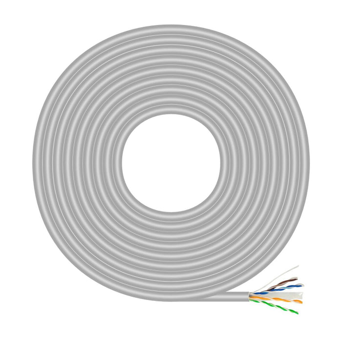 Cablu de Rețea Rigid UTP Categoria 6 Aisens A135-0661 Gri 305 m