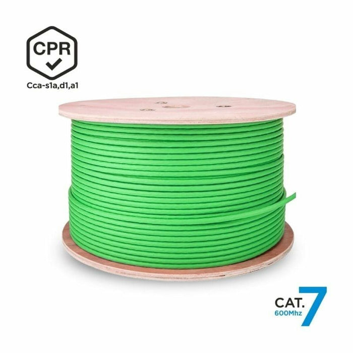 Cablu de Rețea Rigid FTP Categoria 7 Aisens AWG23 Verde 305 m