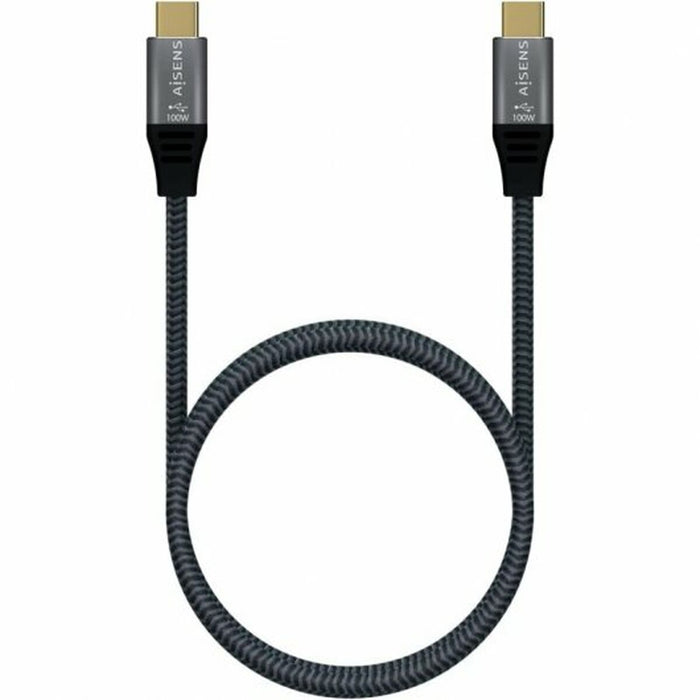 Cablu USB-C Aisens A107-0670 60 cm Gri (1 Unități)