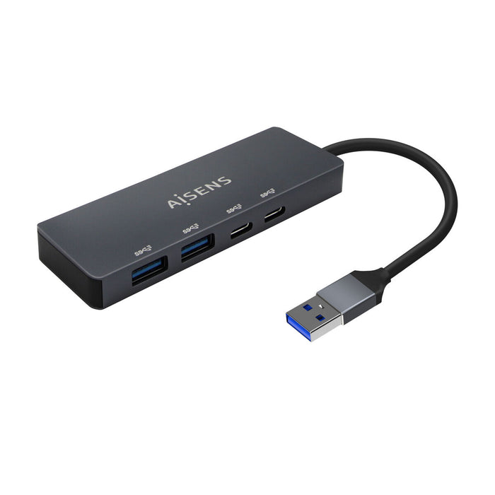 Hub USB Aisens A106-0746 Gri (1 Unități)