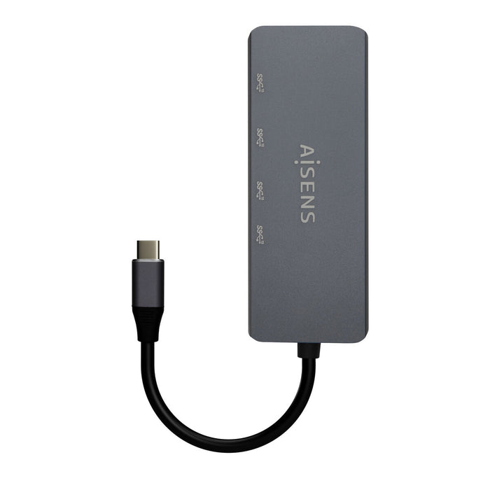 Hub USB Aisens A109-0745 Gri (1 Unități)