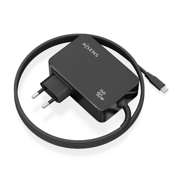 Încărcător de Perete Aisens ASCH-1PD90WL034-BK Negru 90 W (1 Unități)