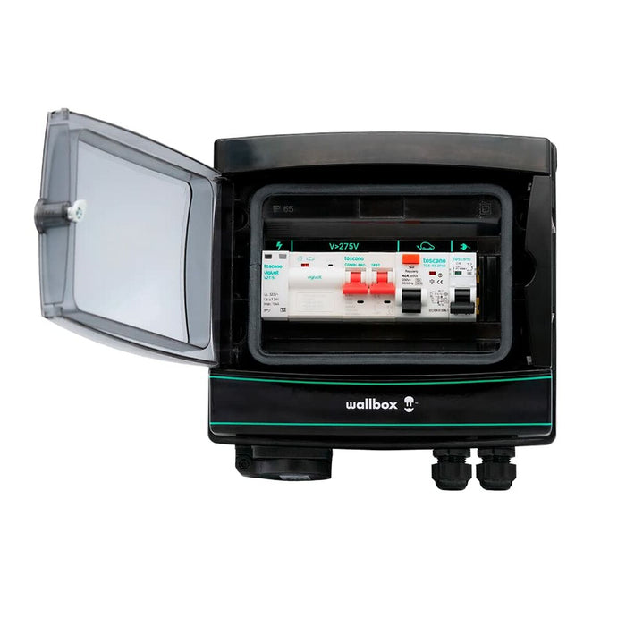 Protecție împotriva supratensiunilor Wallbox Fuse Box Pro  A+ MCB Curva
