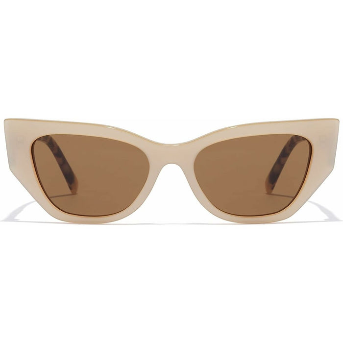Ochelari de Soare Unisex Hawkers Manhattan Ø 50 mm Crem Habana
