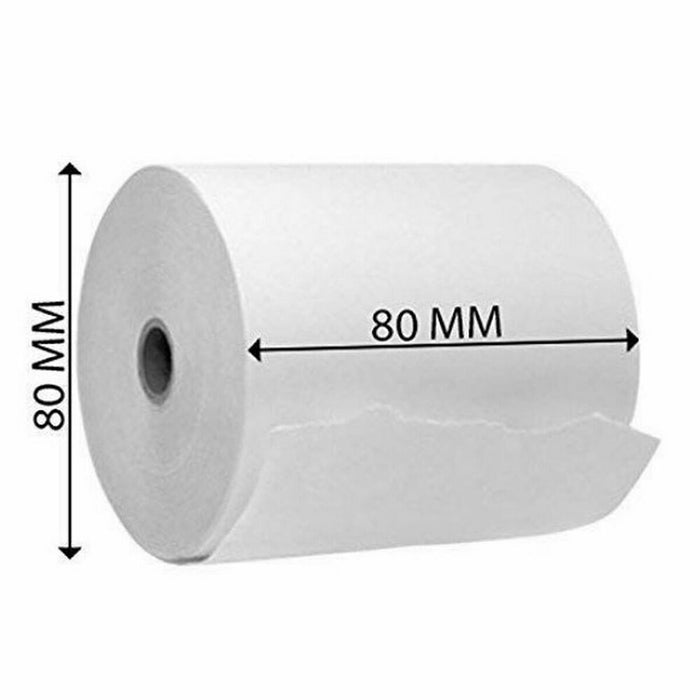 Rolă de Hârtie Termică Nilox NX-RTNL04080 48 Unități Alb Multicolor 80 mm