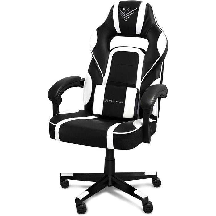Scaun Gaming Phoenix TROPHY Alb