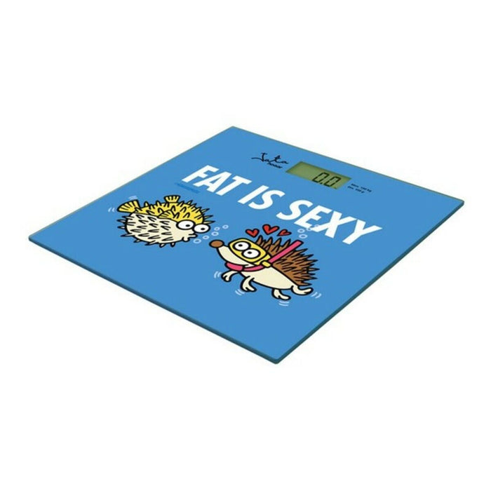 Cântar Digital de Baie Fat is Sexy JATA 294K          * 150 Kg Albastru Multicolor Sticlă 150 kg