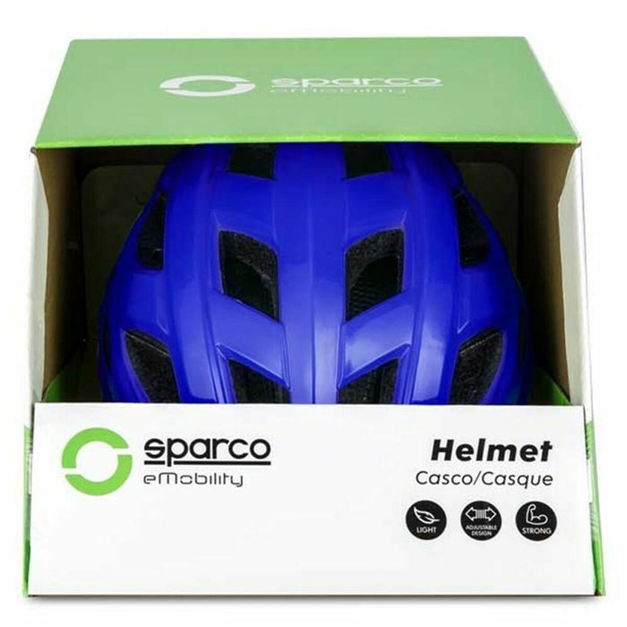 Cască pentru Trotinetă Electrică Sparco SPCSE300BL Albastru Negru