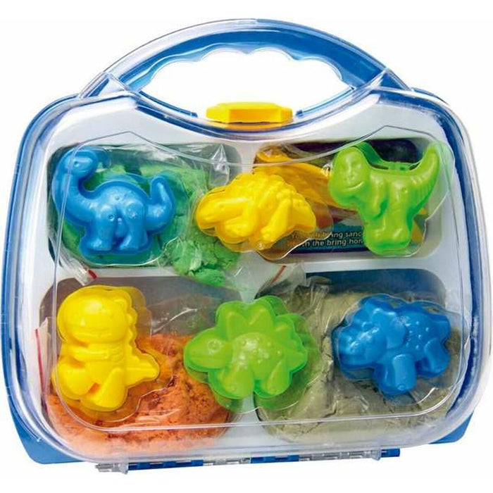 Nisip Magic Servietă 8 Piese Dinozauri