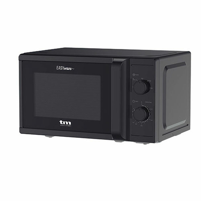 Cuptor cu microunde cu Grill TM Electron Negru 700 W 20 L