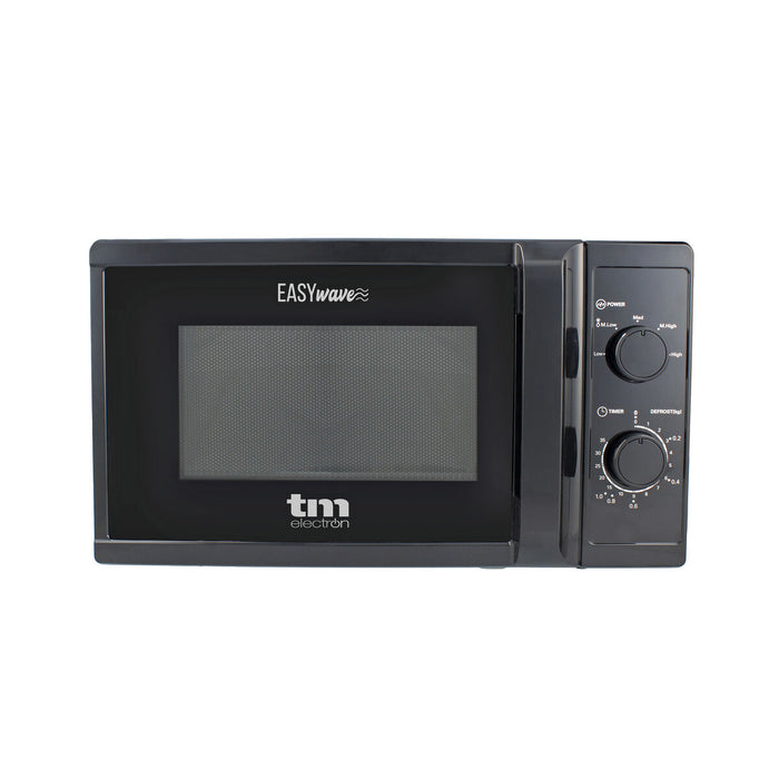 Cuptor cu microunde cu Grill TM Electron Negru 700 W 20 L