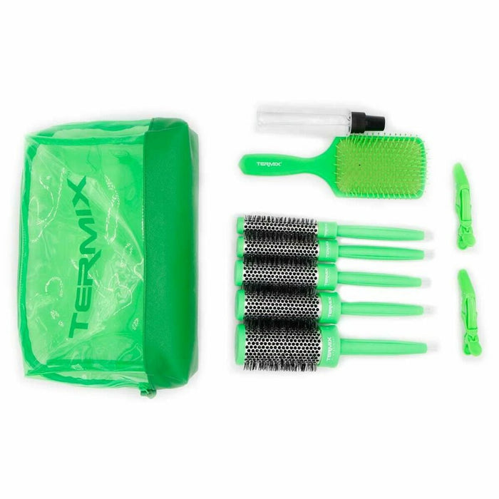 Set de pieptene / perii Termix Brushing Verde