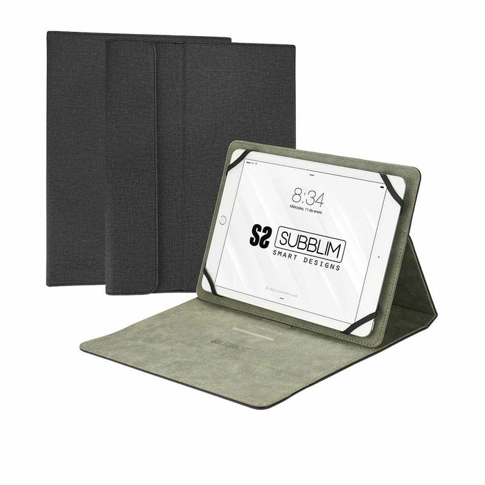 Husă pentru Tabletă Subblim Funda Tablet Clever Stand Tablet Case 10,1" Black