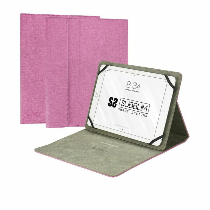 Husă pentru Tabletă Subblim Funda Tablet Clever Stand Tablet Case 10,1" Pink