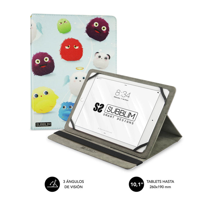 Husă pentru Tabletă Subblim Trendy Furry Multicolor 10,1"